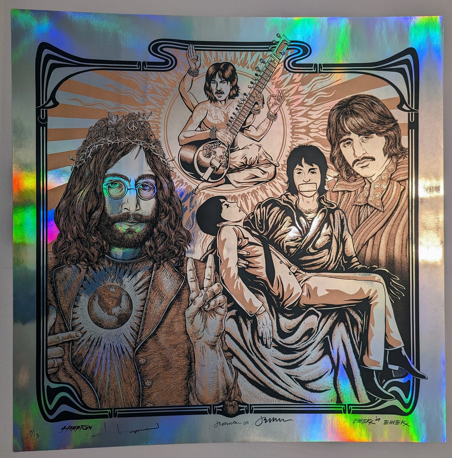 Emek Beatles Foil 2009 Poster