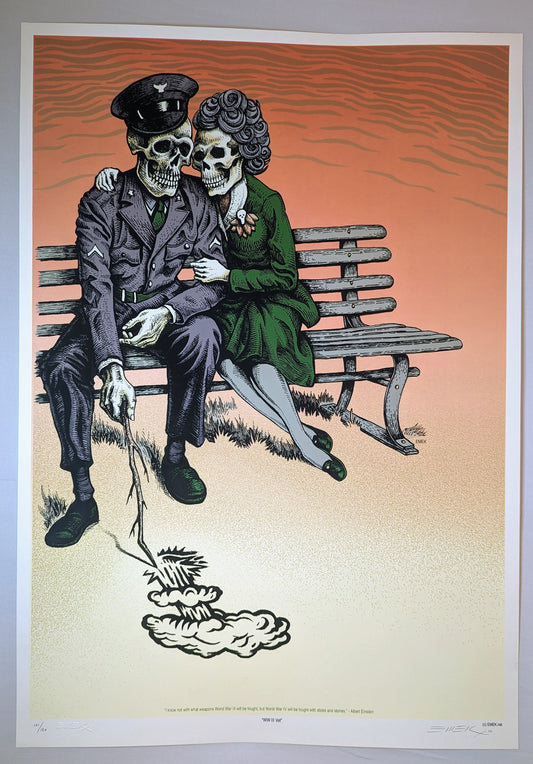 Emek World War III Poster, SIgned and Numbered!
