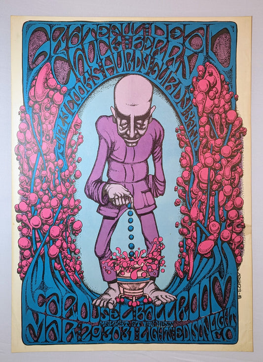 Grateful Dead Acid Dropper Carousel Ballroom 1968 Poster