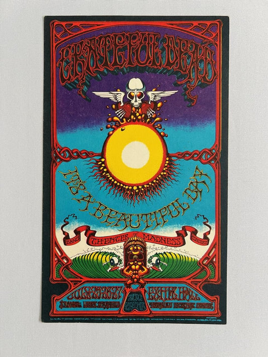 Rare Rick Griffin handbill. Grateful Dead Hawaiian!